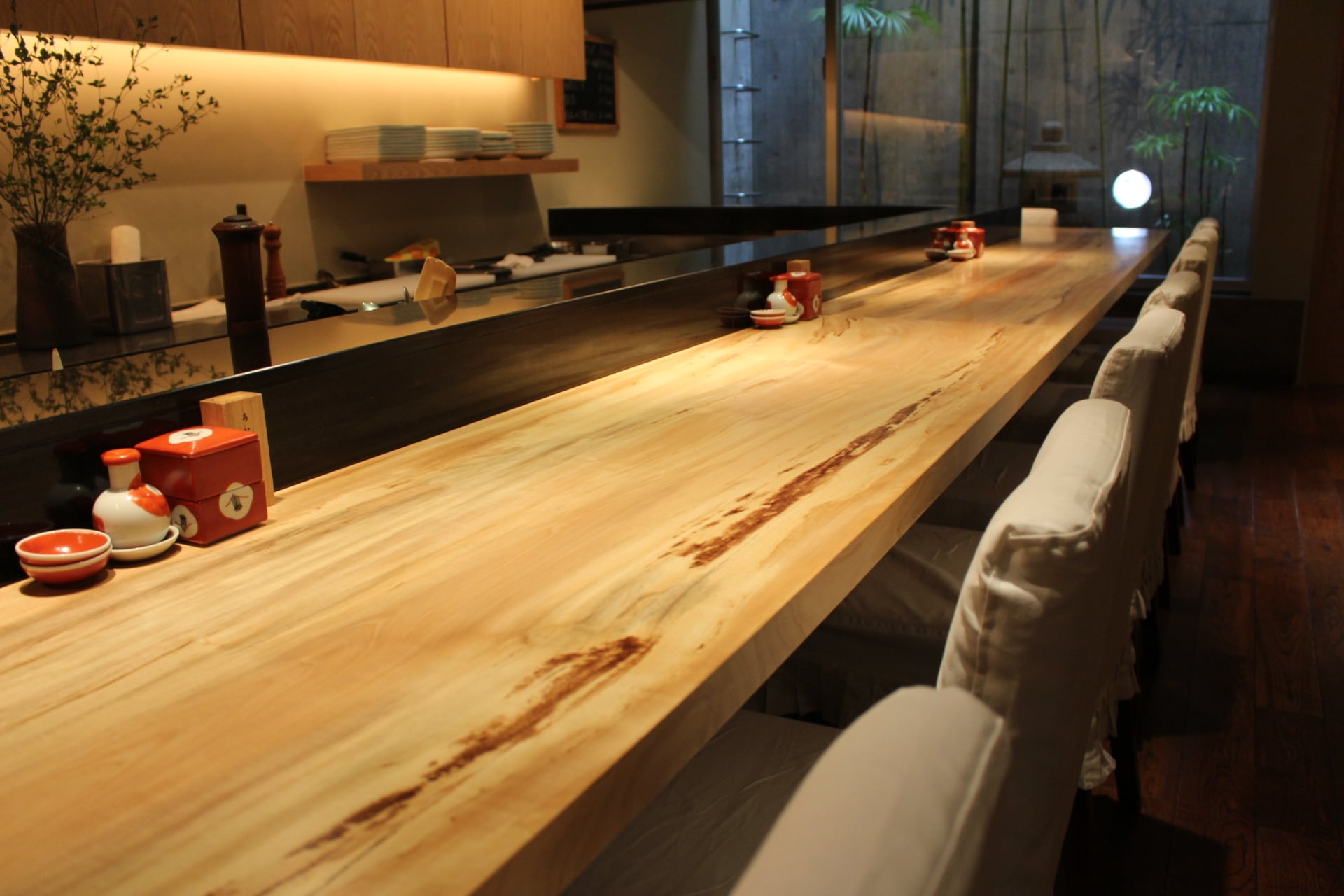 カウンター (一枚板） オーダーイメージ | 千年家具 - 一枚板 テーブル