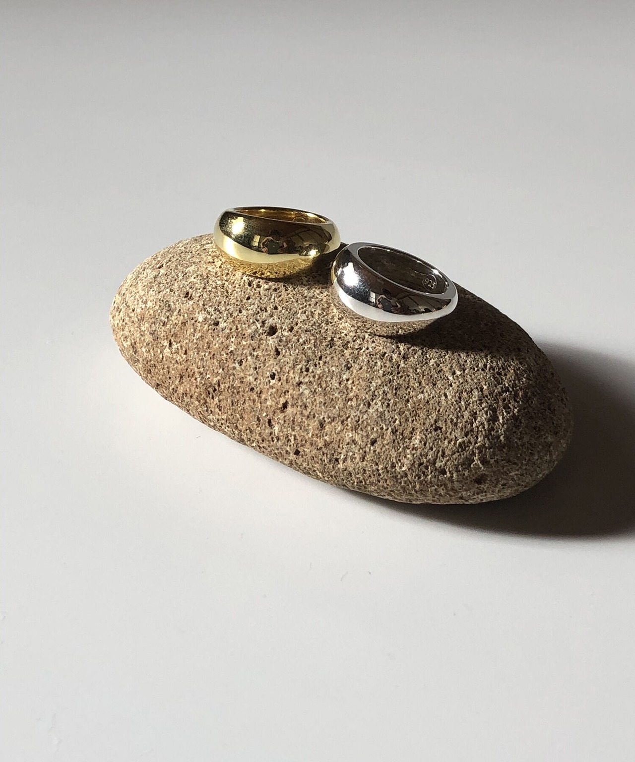 S925ボリュームピンキーリング GOLD/020310