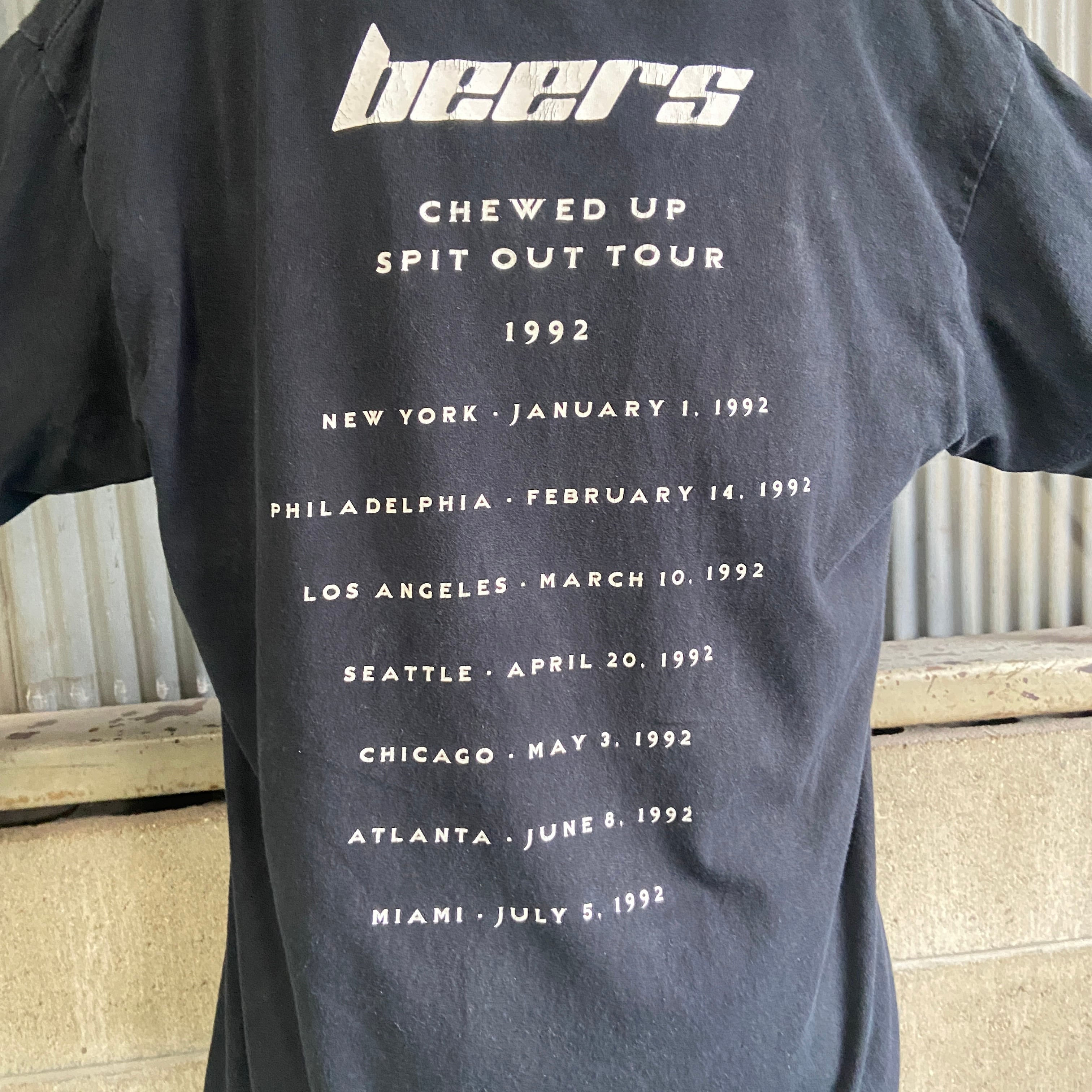 USA製 90年代 Beer Tour T-shirt 1992 ツアー バンドTシャツ メンズL