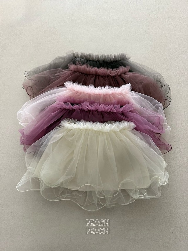 【取寄】peach peach｜summer darling tutu｜サマーダーリンチュチュ｜XS-XXL｜kids&jr｜26 summer
