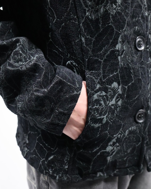 all over pattern box jacket