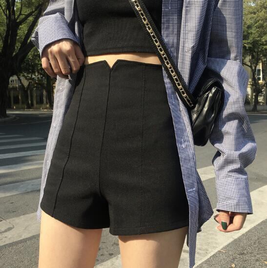 新生活 春新作 レディース ボトムス ズボン パンツ ショーツ Aライン ハイウェスト