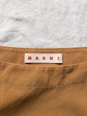 "MARNI" Boat Neck Cotton Pullover