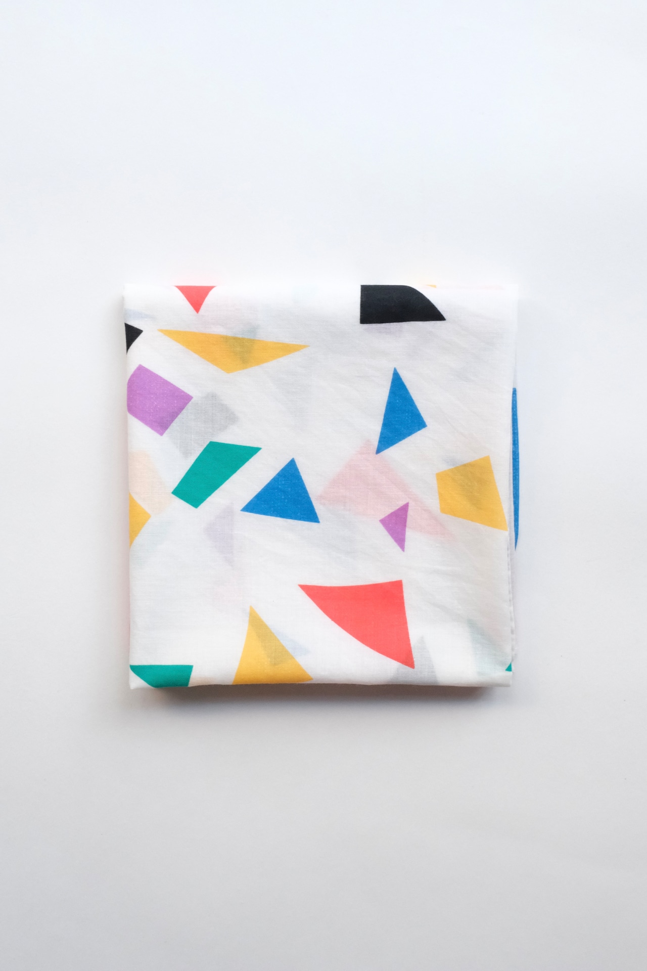 Marimekko abstract geometric cotton scarf