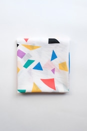 Marimekko abstract geometric cotton scarf