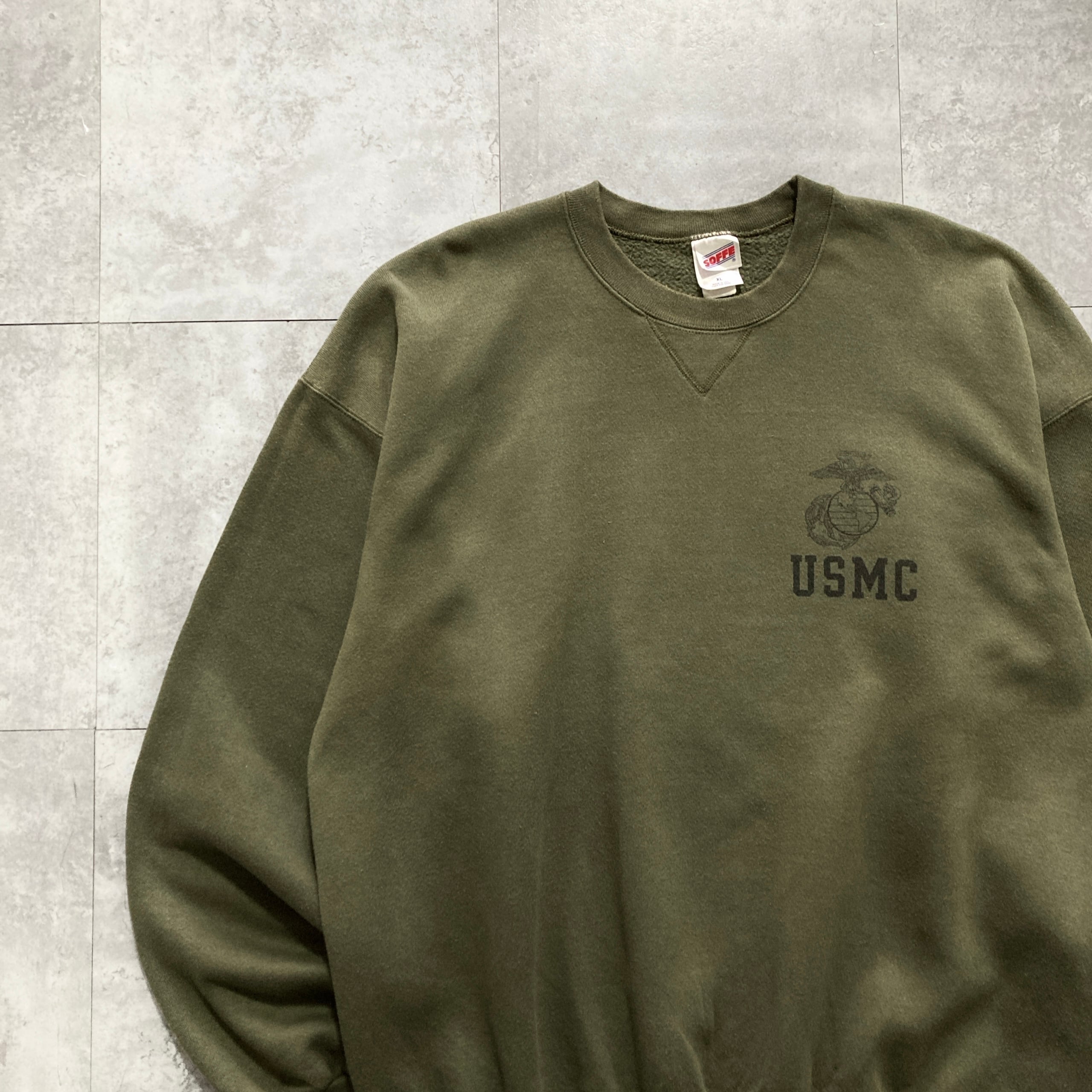 USA製】90s SOFFE ソフィー 表記XL USMC(アメリカ海兵隊) ワンポイント