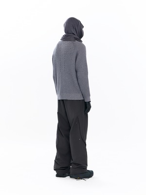 【26AW | MEN】 SAN SAN GEAR サンサンギア / ジップアップニット / BUTTON ZIP-UP KNIT / SG26FWOTZK001