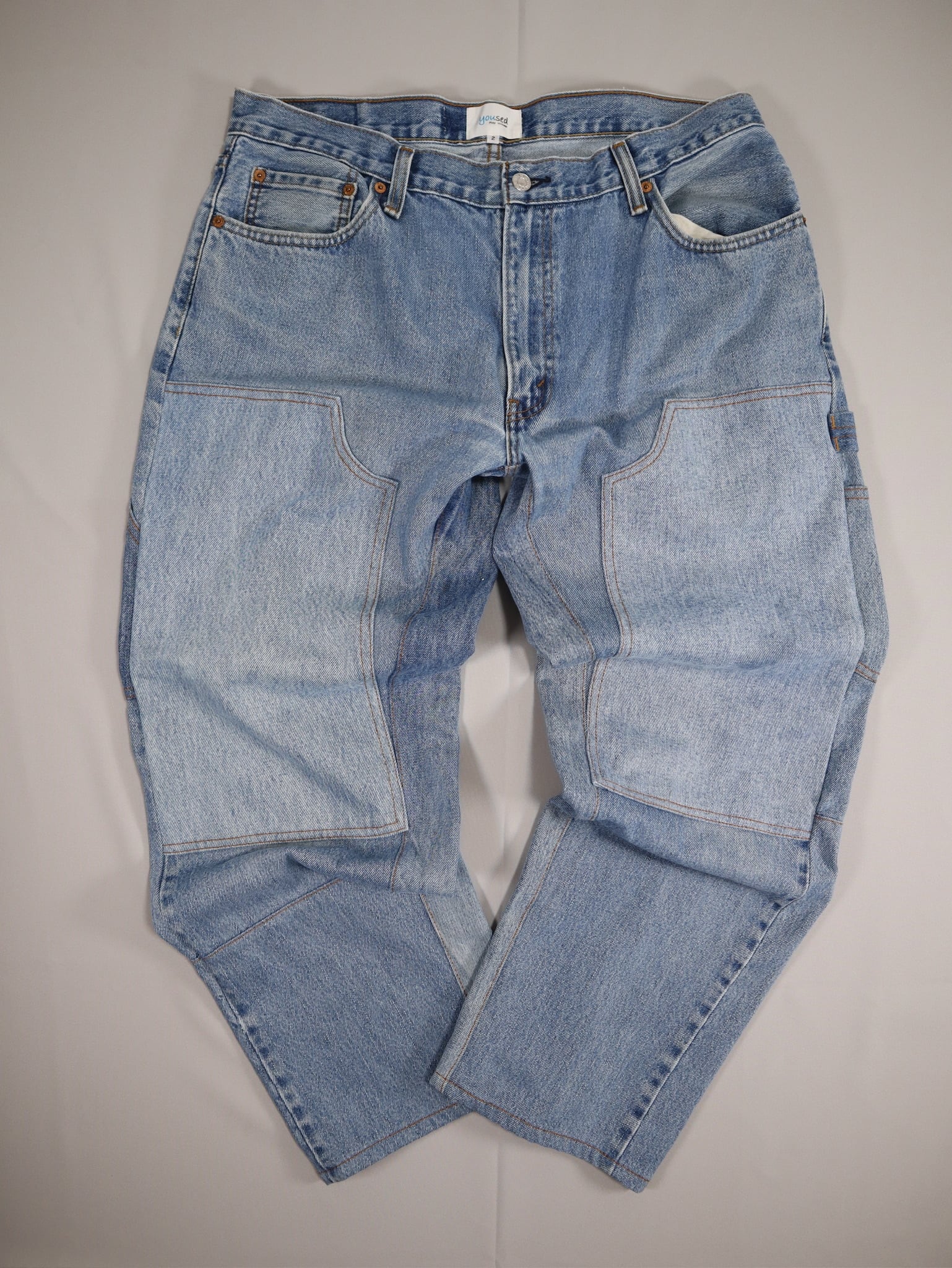 DOUBLE KNEE PAINTER PANTS indigo (No Studs) サイズ2