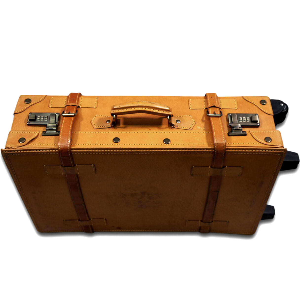 EURASIA ユーラシア 本革 ヴィンテージ キャリーケース トランク