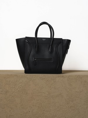 CELINE セリーヌ ラゲージ ミニ ブラック ハンドバッグ