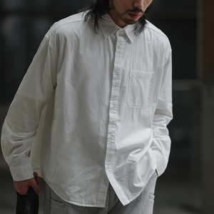 クリアオックスフォード ワイドフォルムシャツ a-0986