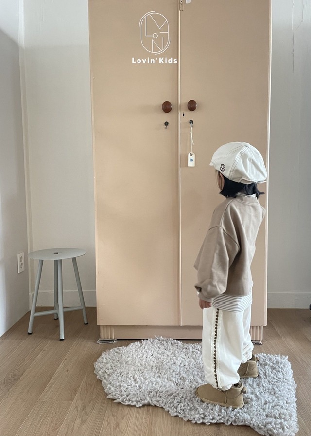 【即納】Lovin'Kids/Love line pants(mocha/size5)