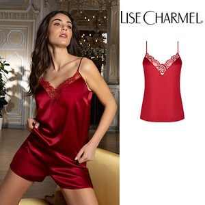 [H13so] キャミソール  ストレッチシルクサテン 品番ALH4213 【LISE CHARMEL】【リズシャルメル】【インポートランジェリー】