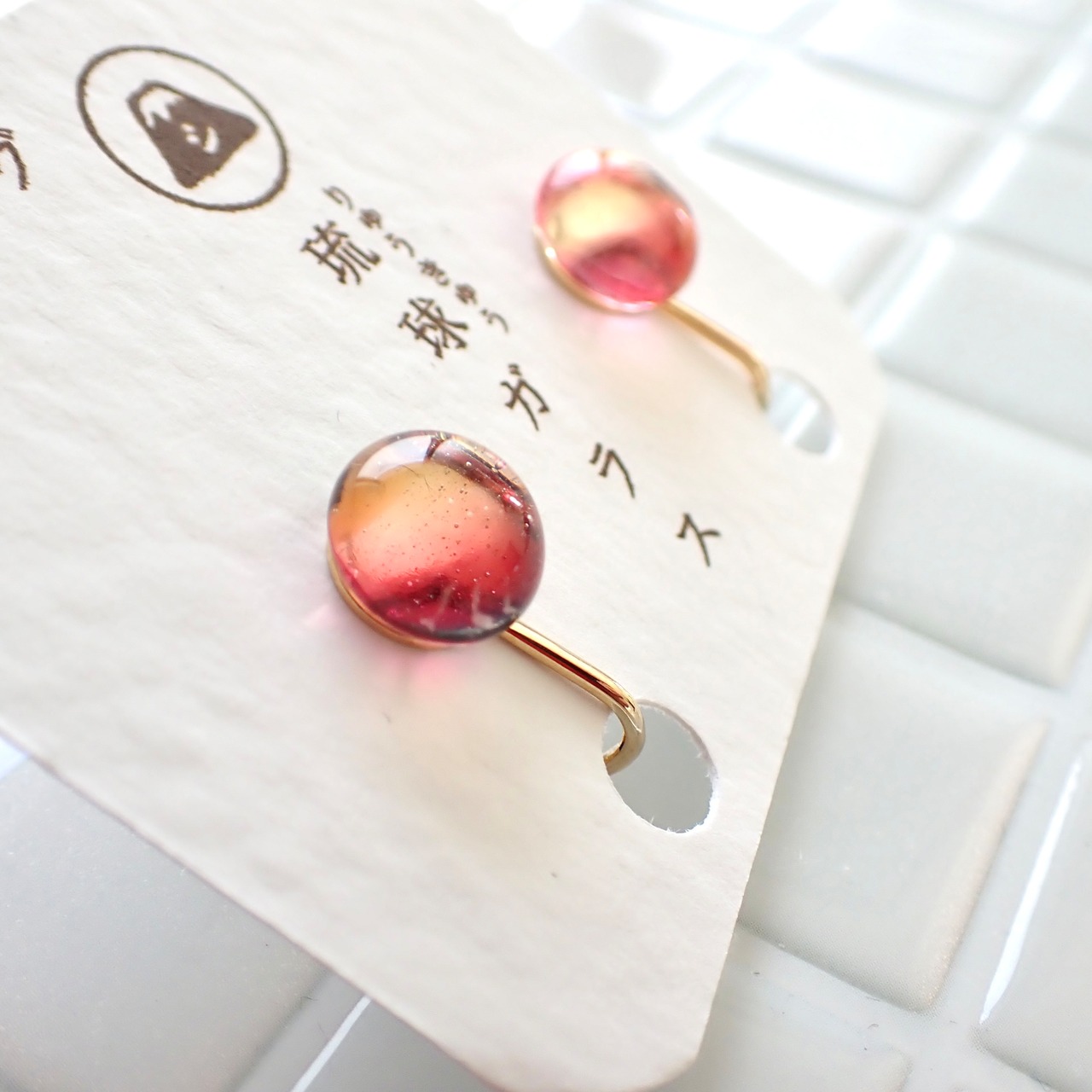 イヤリング / 琉球ガラス