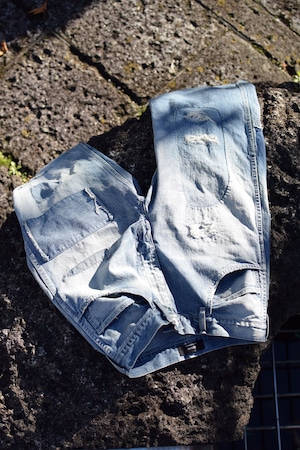 ensou. Scar Tissue Painter Jeans