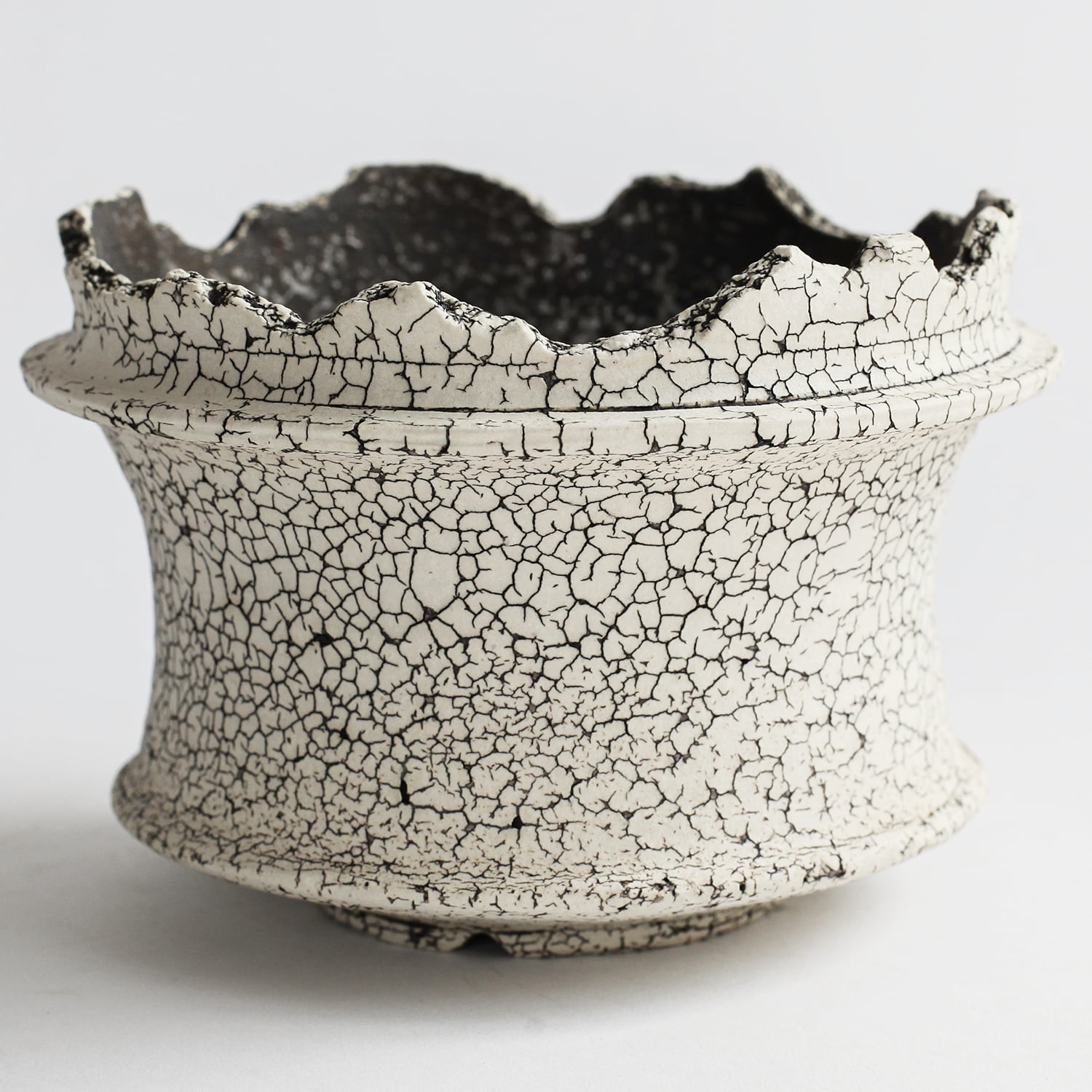 -罅化粧- Cylinder Pot(中根楽) ※Large No,018