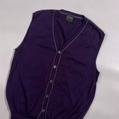 MACKINTOSH PHILOSOPHY マッキントッシュフィロソフィー ウール Vネック ニット ベスト 38 /パープル系 レディース