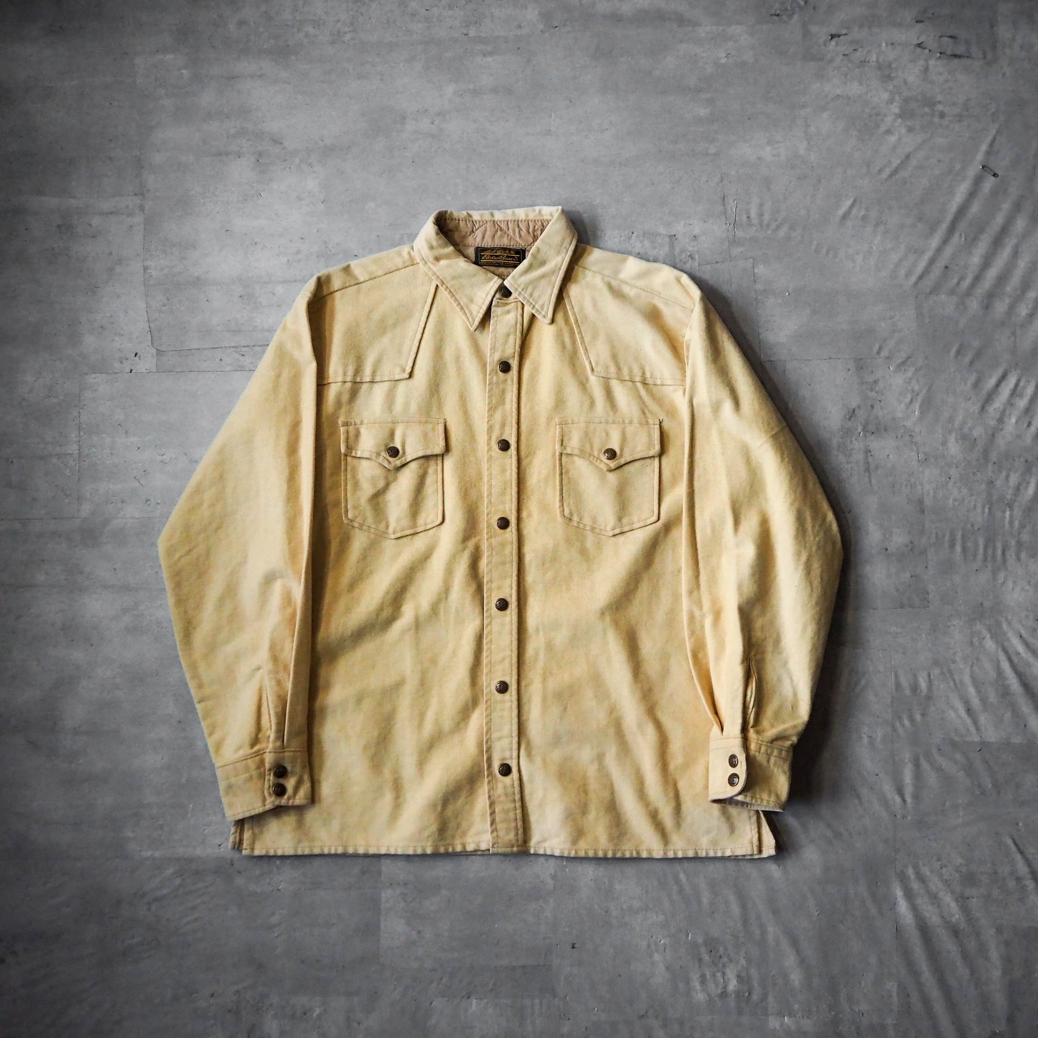 80s “Eddie Bauer” chamois cloth shirt 80年代 エディバウアー