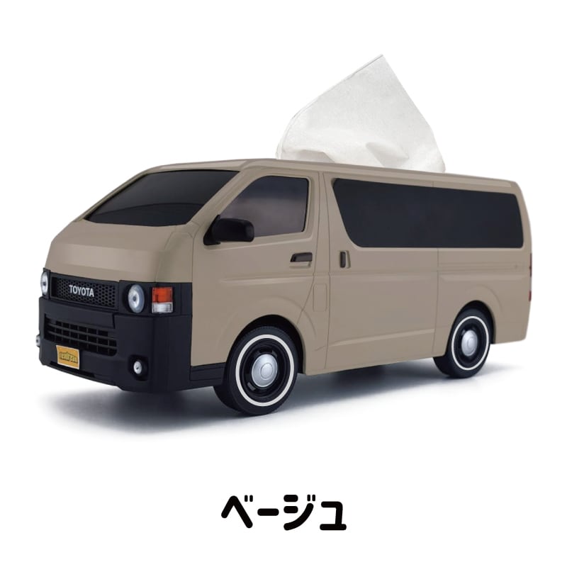 ティッシュケース トヨタハイエース FD-classic 丸目ハイエース