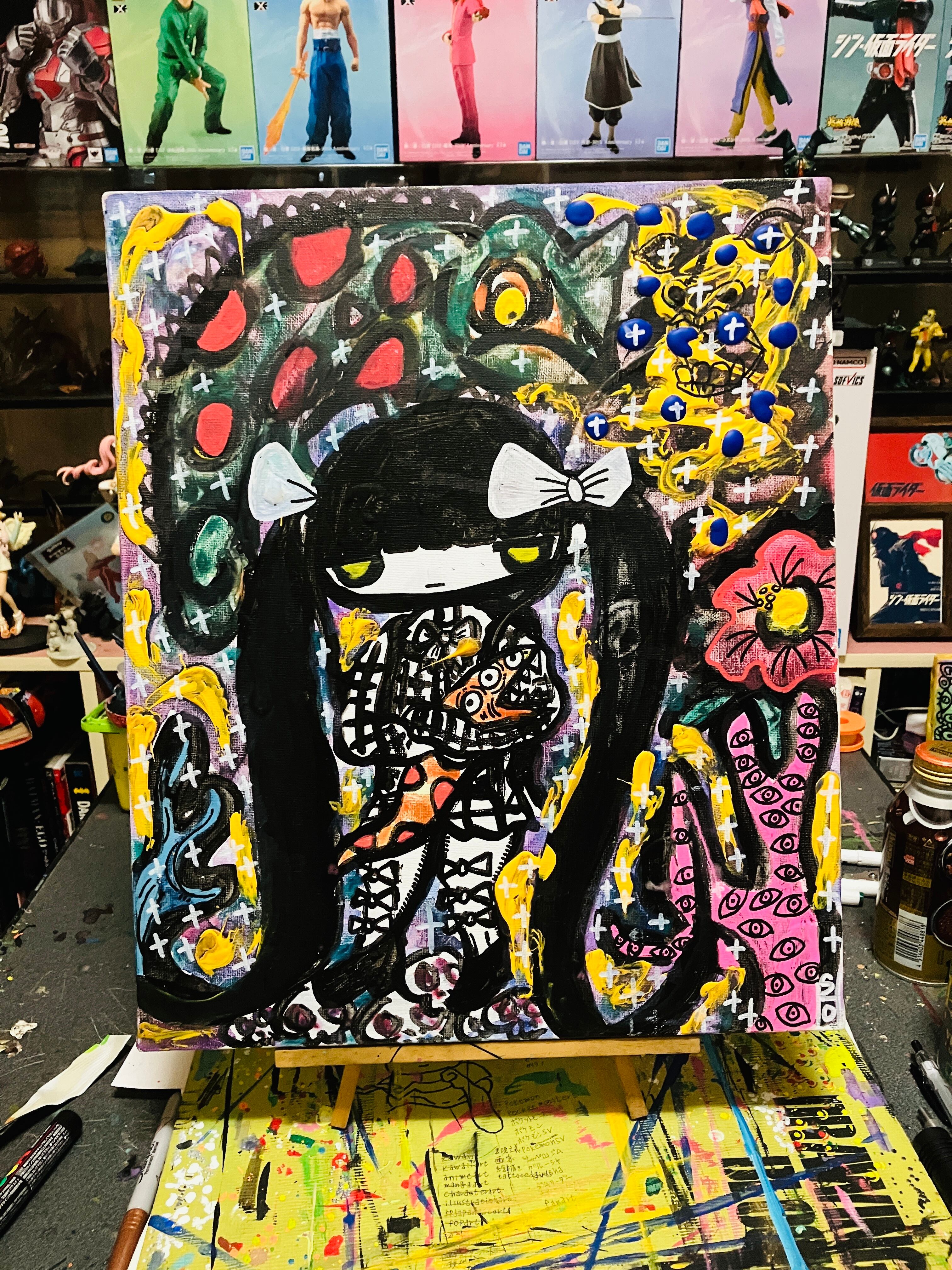 病み子キャンバスアート② | 怪奇絵 翔屋