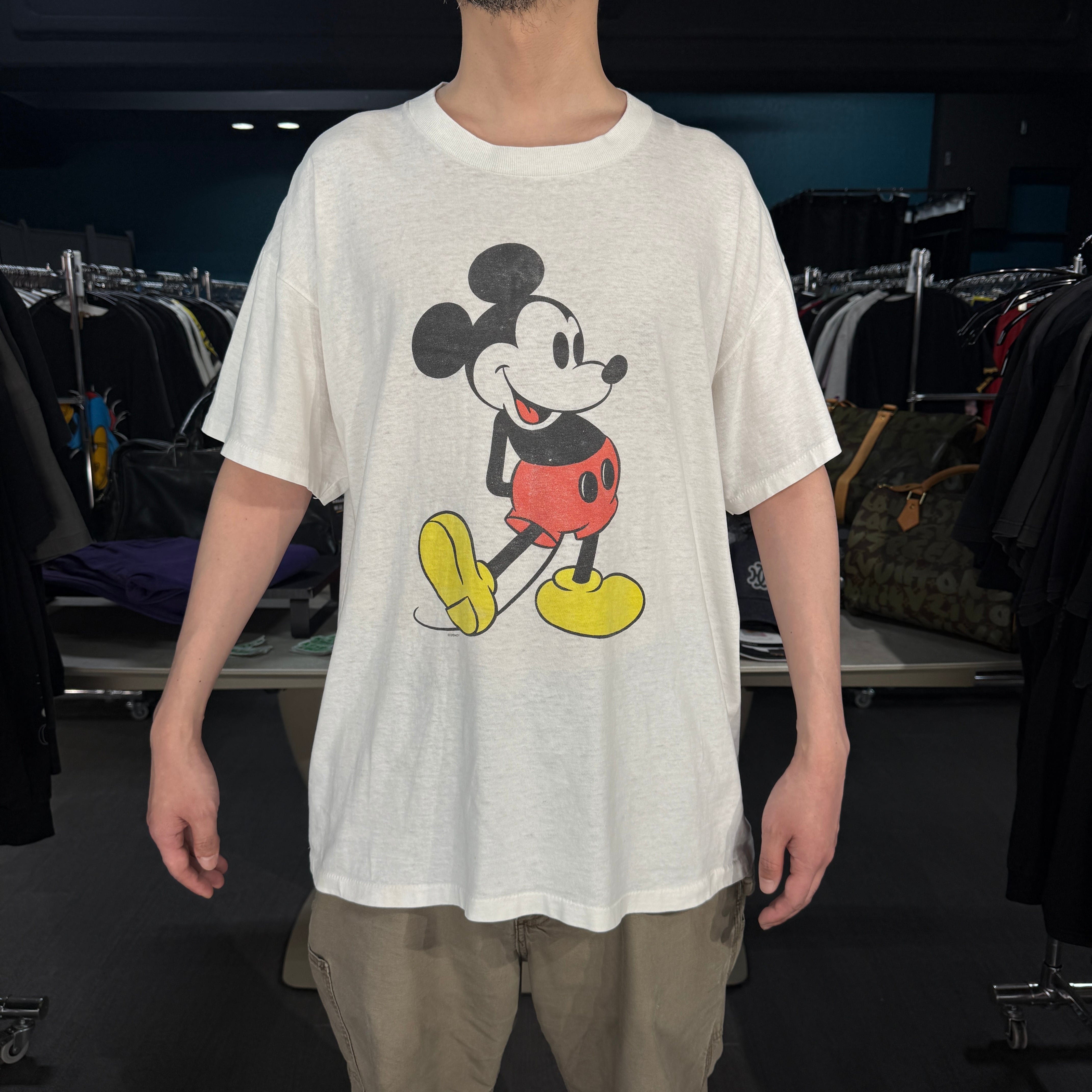 DISNEY】ディズニー ミッキーマウス Vintage Tシャツ White Body