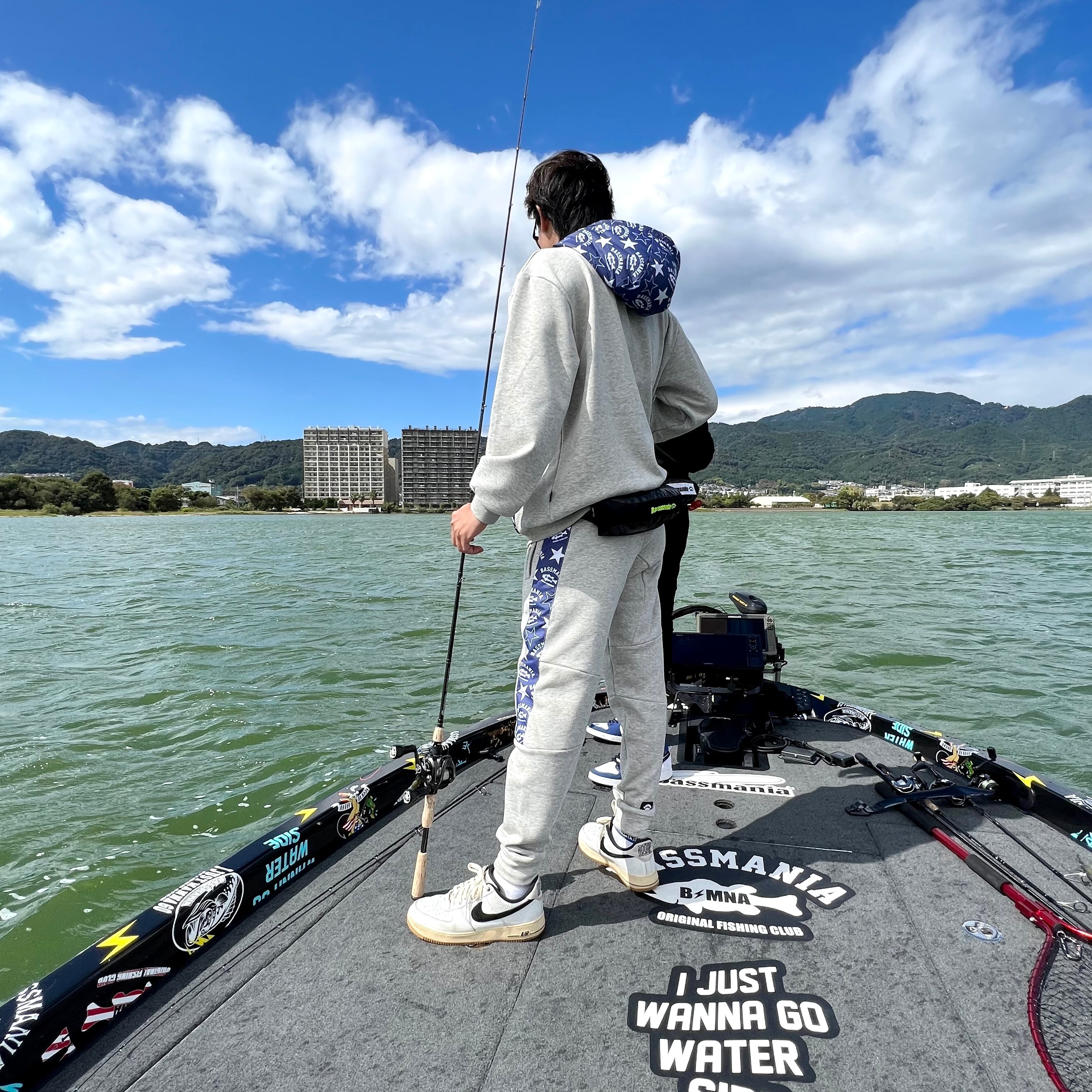 昇華切替えハーフジップパーカ [STAR] [限定生産] | bassmania.jp