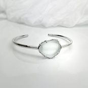 Horizon / Sea Glass Bangle Rough