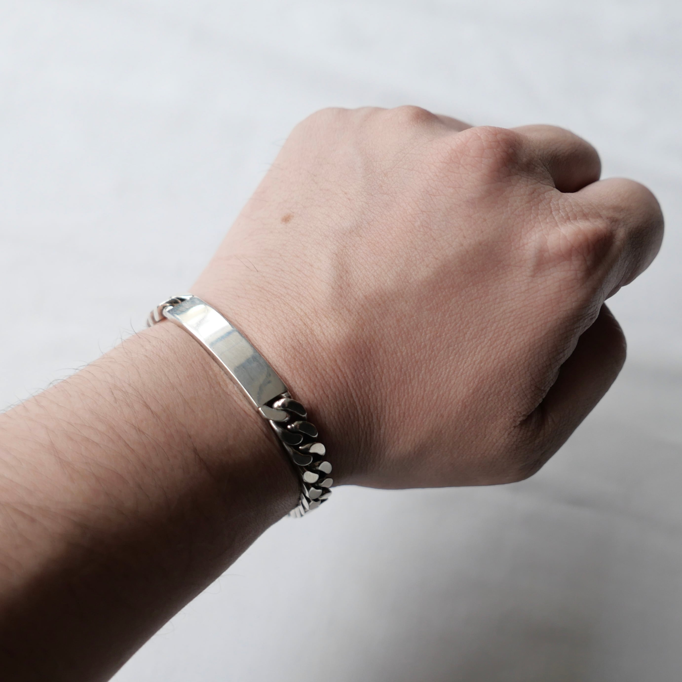 アクセサリー special french 60s silver800 ID bracelet 60s FRENCH VINTAGE SILVER800 ID BRACELET | safarionline