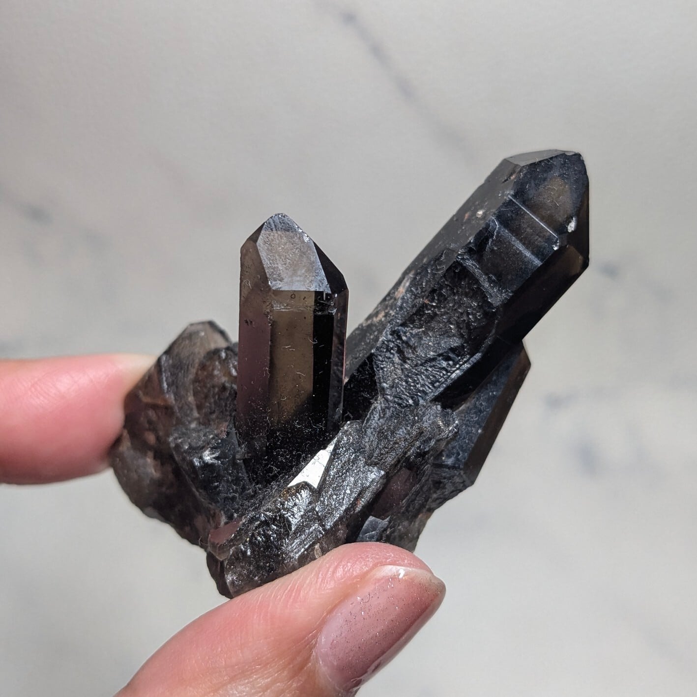 【高品質】ブラックルチルクォーツスフィア ブラックプラチナルチルクォーツ丸玉/スフィア - 埼玉県吉川市の天然石