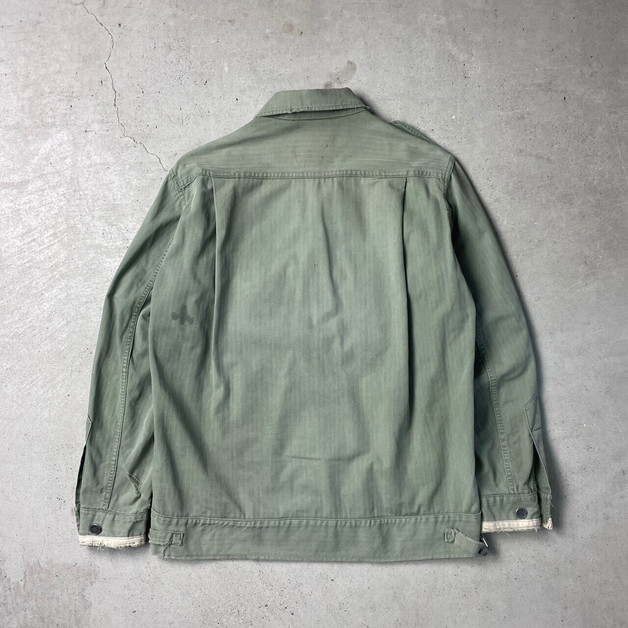 40年代 U.S.ARMY 米軍実品 M-42 HBT ミリタリー ユーティリティー