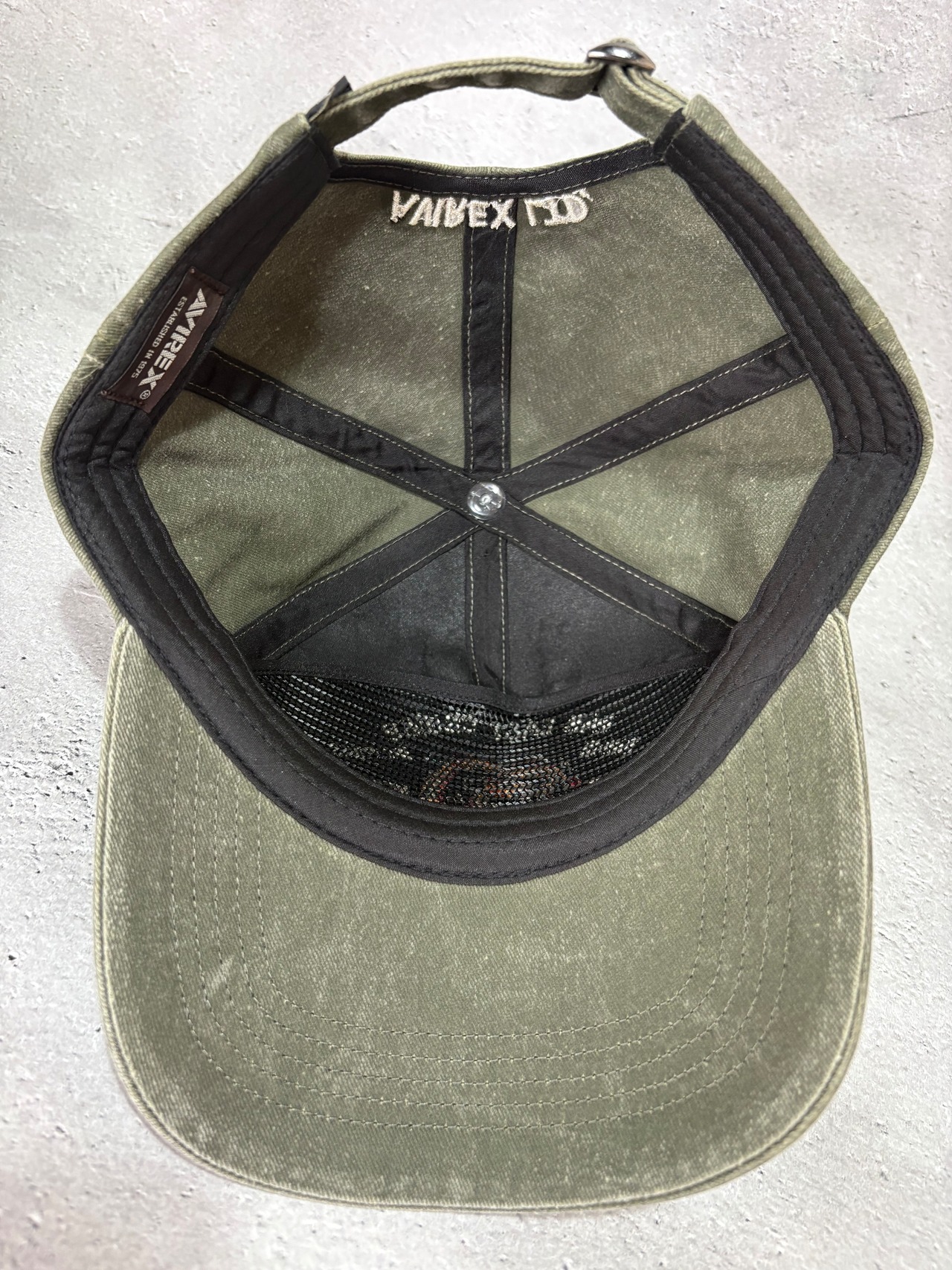 AVIREX / アヴィレックス SURPLUS DRAGONTOUR PIGMENT キャップ オリーブ