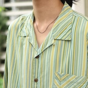 tommy bahama multi stripe silk open collar shirt