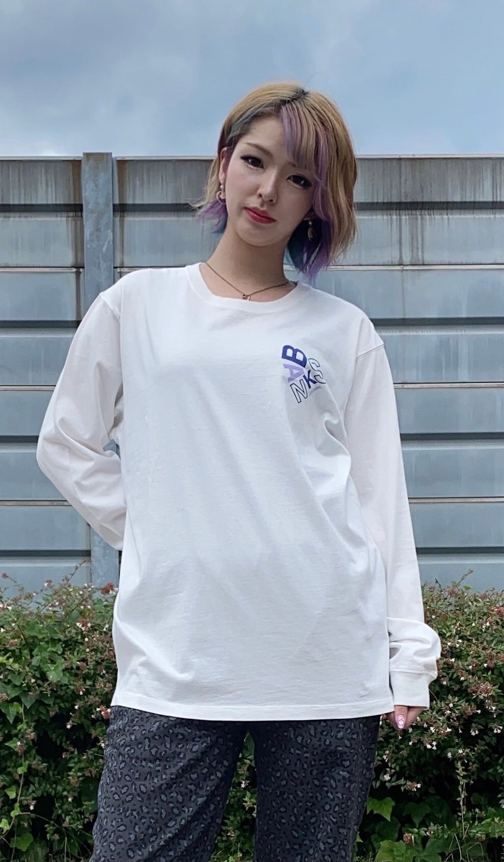 BANKS JOURNAL (バンクスジャーナル) DECODED LS ロンT ASMU1005 ホワイト