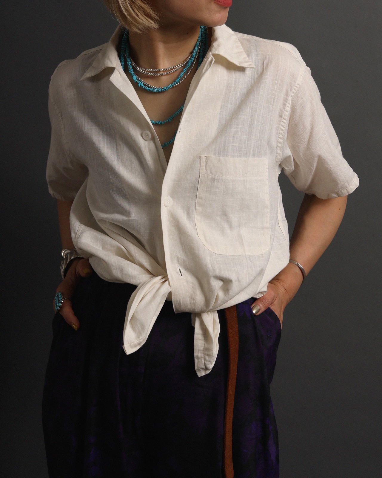 1960's Jefferson / Open Collar Shirt