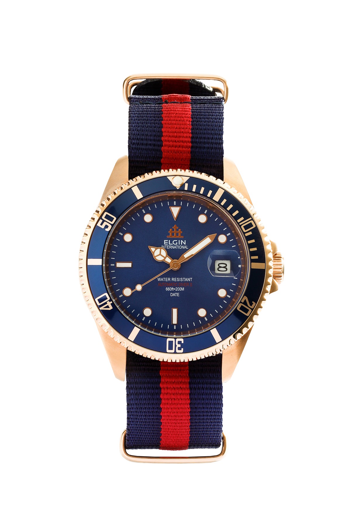 高品質でタフな自動巻き腕時計｜FK1405PGBL-NATO-NR-R | 腕時計のELGIN 