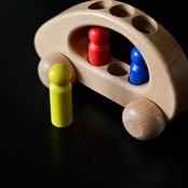 KELLER社 3人乗りファミリーカー 白木(K13-1)