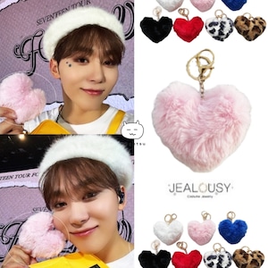 ★SEVENTEEN スングァン 着用!!【JEALOUSY】ふんわりハートパーキーリング - 7COLOR