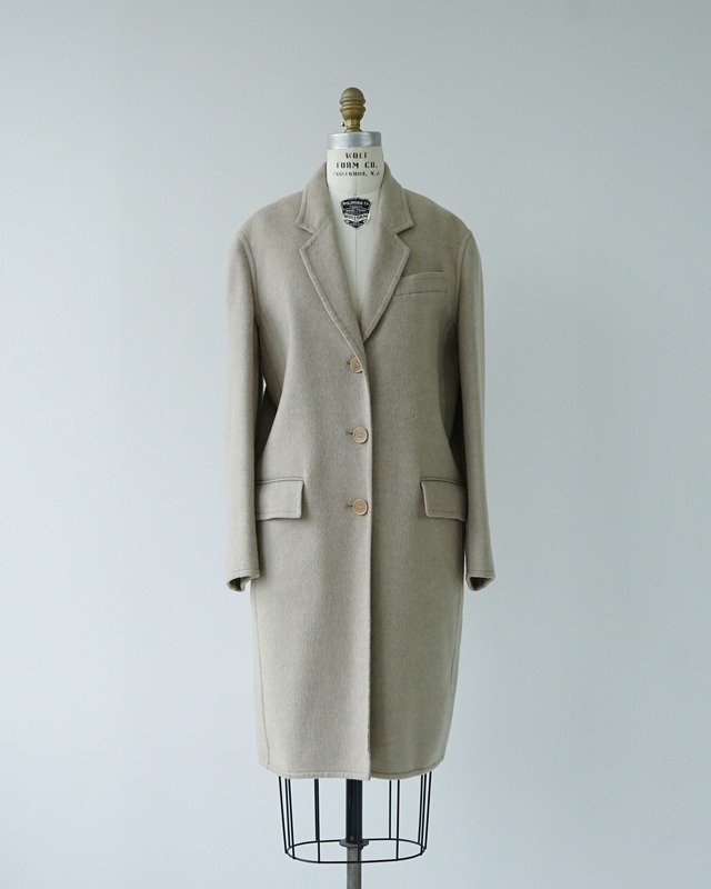 Cachemire coat〈Hermès by martin margiela〉
