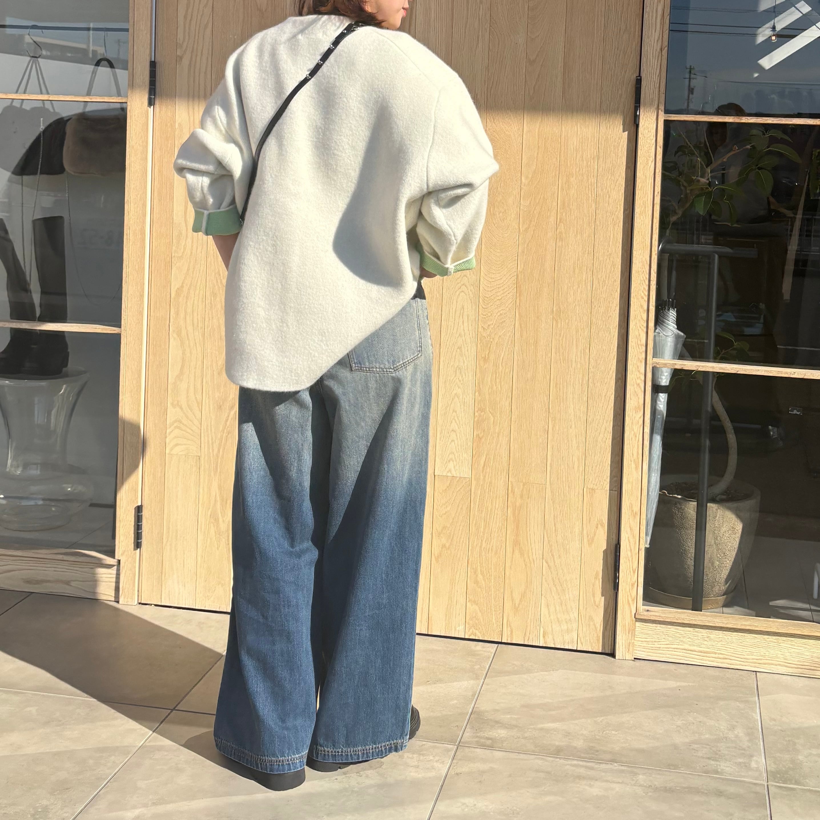 CYNICAL 】ダブルフェイスラクーンニットコーディガン | valance 福井