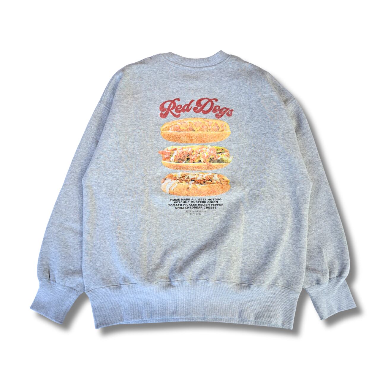 Red Dogs hotdog スウェット (gray)