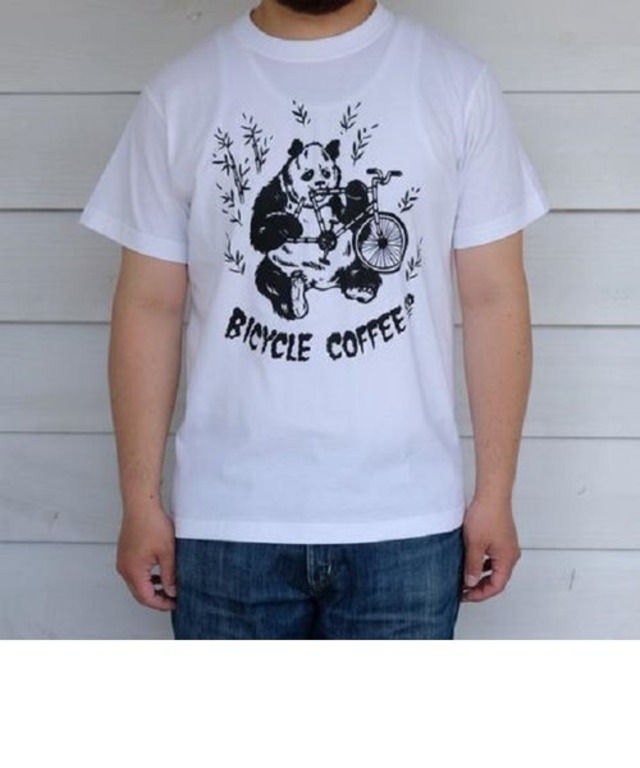 BICYCLE COFFEE(ﾊﾞｲｼｸﾙｺｰﾋｰ) - PANDA TSHIRT(ﾊﾟﾝﾀﾞﾃｨｰｼｬﾂ)