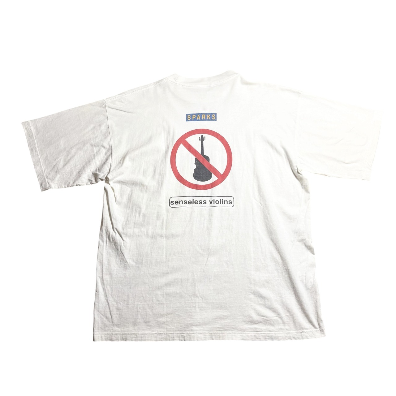 vintage 1994’s SPARKS music tee “GRATUITOUS SAX & SENSELESS VIOLINS”