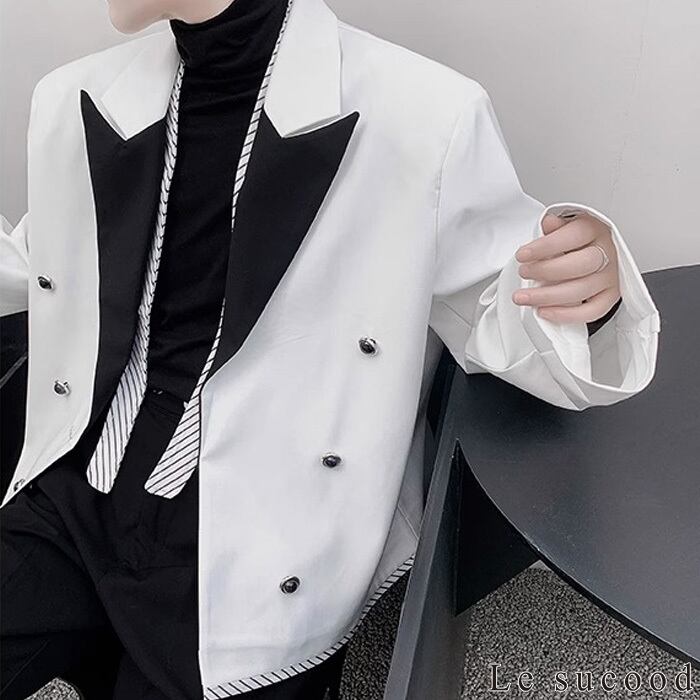 お支払い確認後20日以内発送】Le sucood コントラストカラーカジュアル