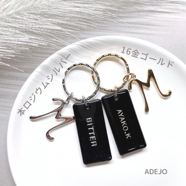 initial silver 【topping】