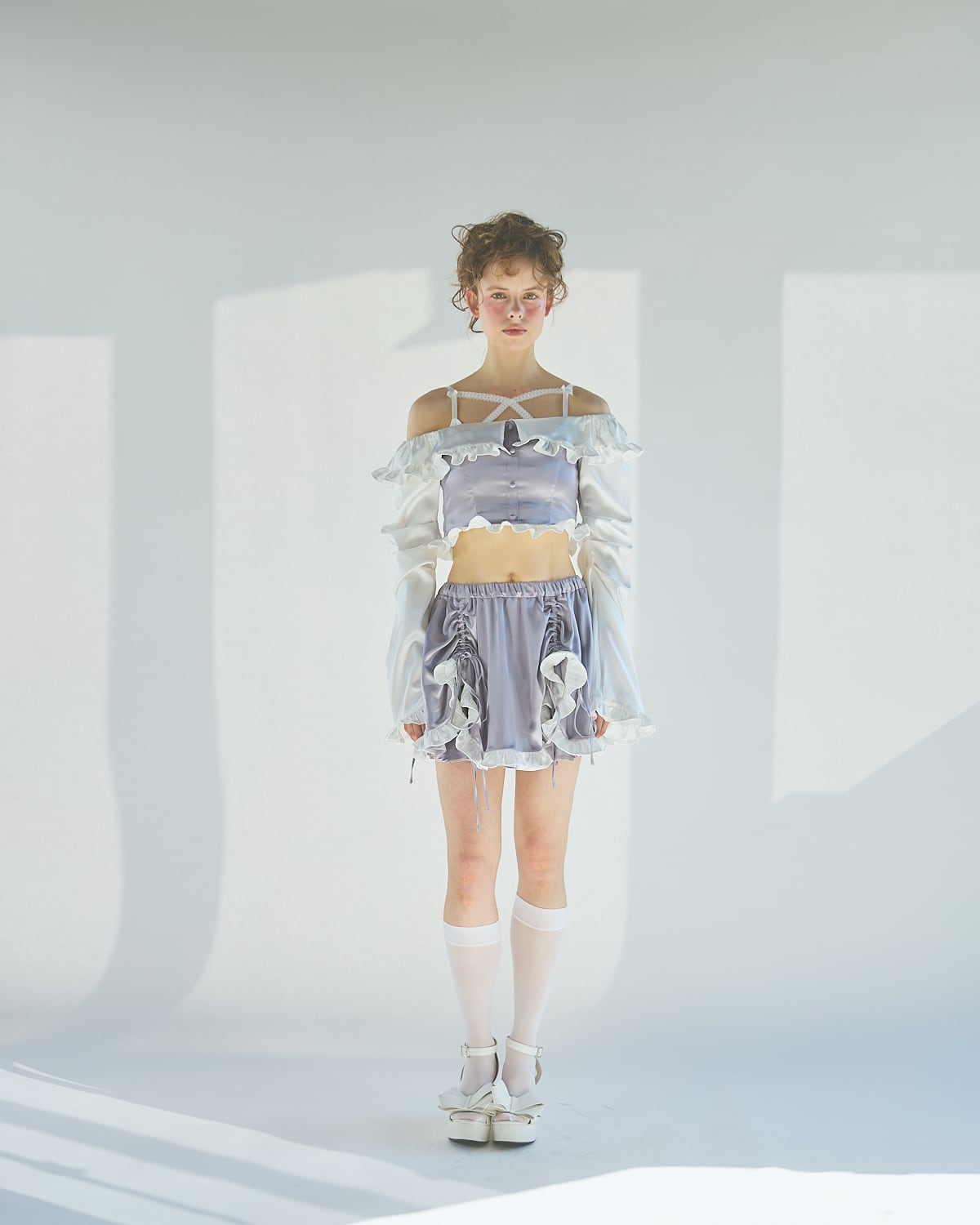 S/S フリルサテンブラウス | lilLilly official webstore