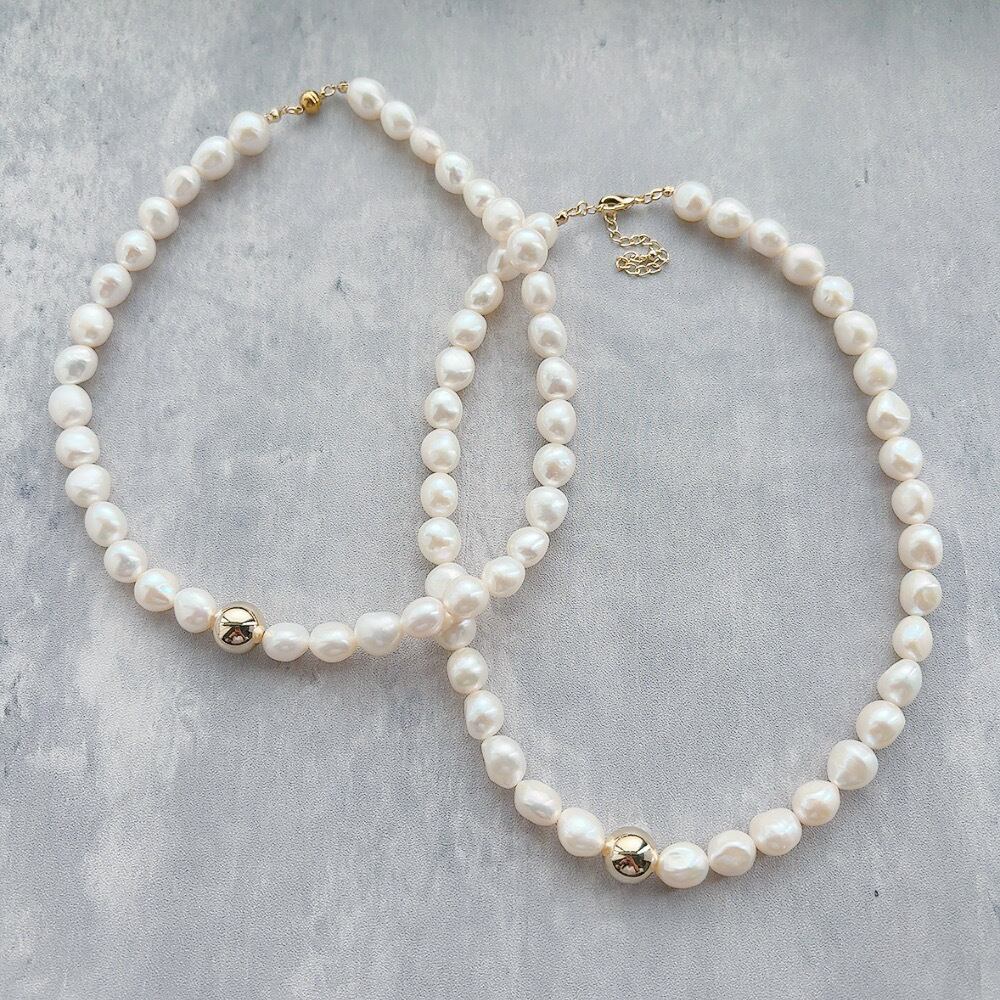 上質淡水パールネックレス