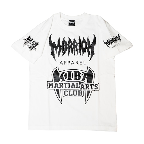 【Cotton100％】KIBA×MARRION Tee(White)