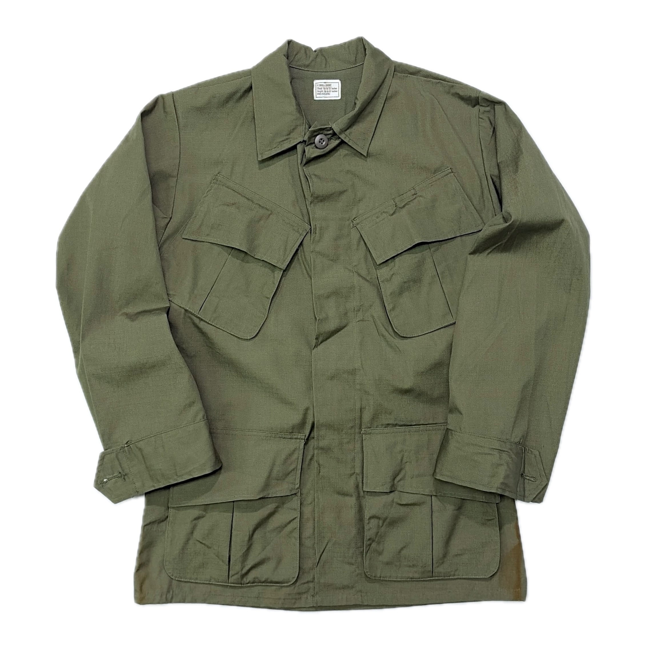 70s ジャングルファティーグ US ARMY 5th 米軍実物 ミリタリー デッドストック 70s US ARMY 米軍 ジャングル ファティーグ ジャケット