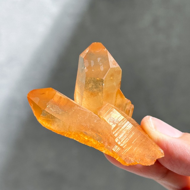 ミナスジェライス産タンジェリンクォーツ クラスター22◇ Tangerine Quartz ◇ 天然石・鉱物・パワーストーン