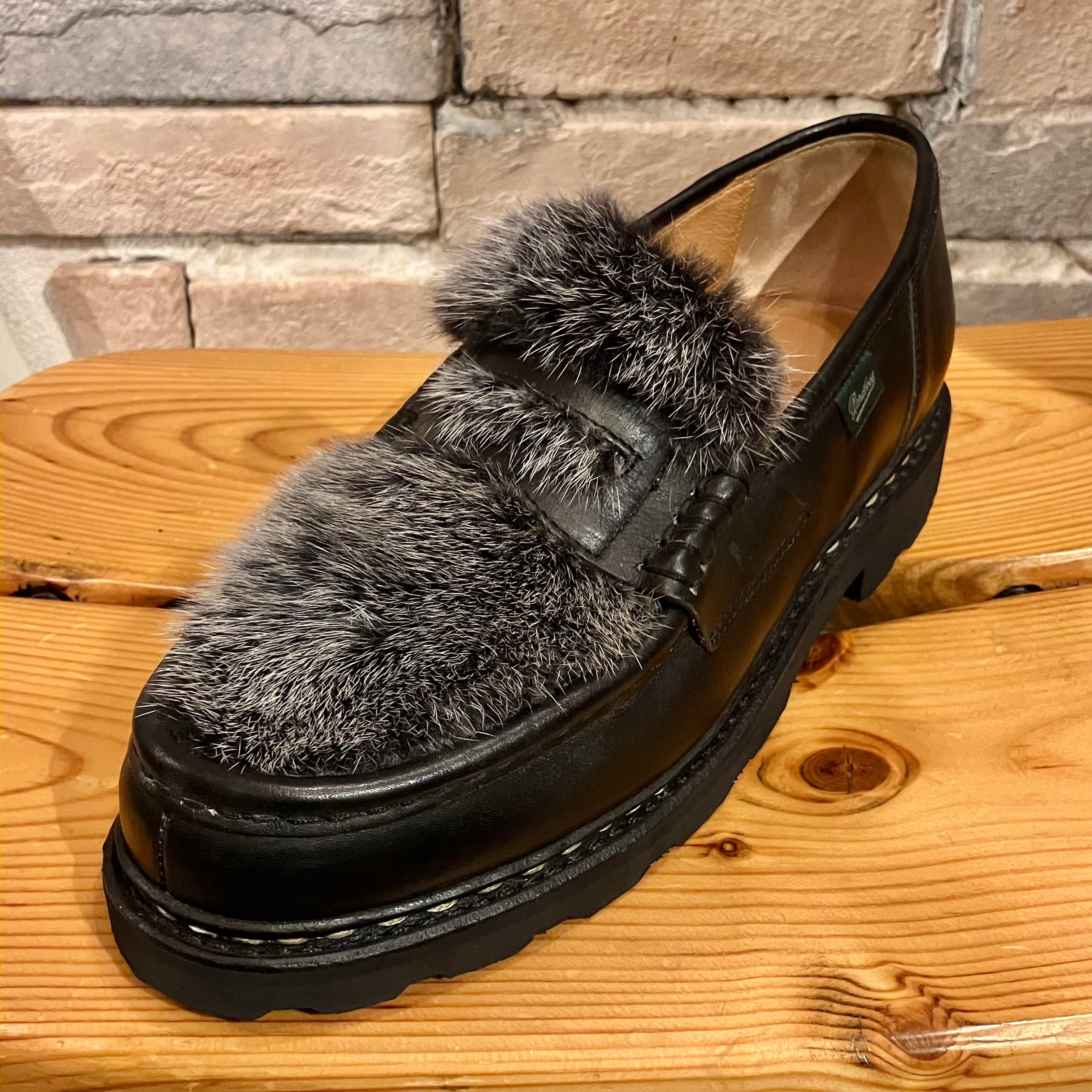 Paraboots フランス製 Reims ランス ミンクファー パラブーツ 